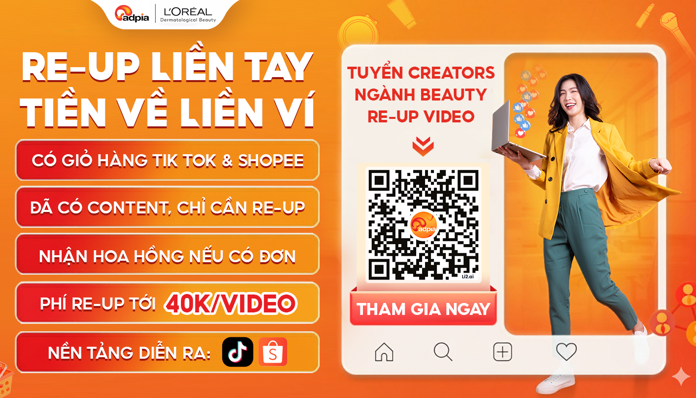 L’ORÉAL TÌM CREATOR NGÀNH BEAUTY – RE-UP VIDEO NHẬN CAST NGAY!